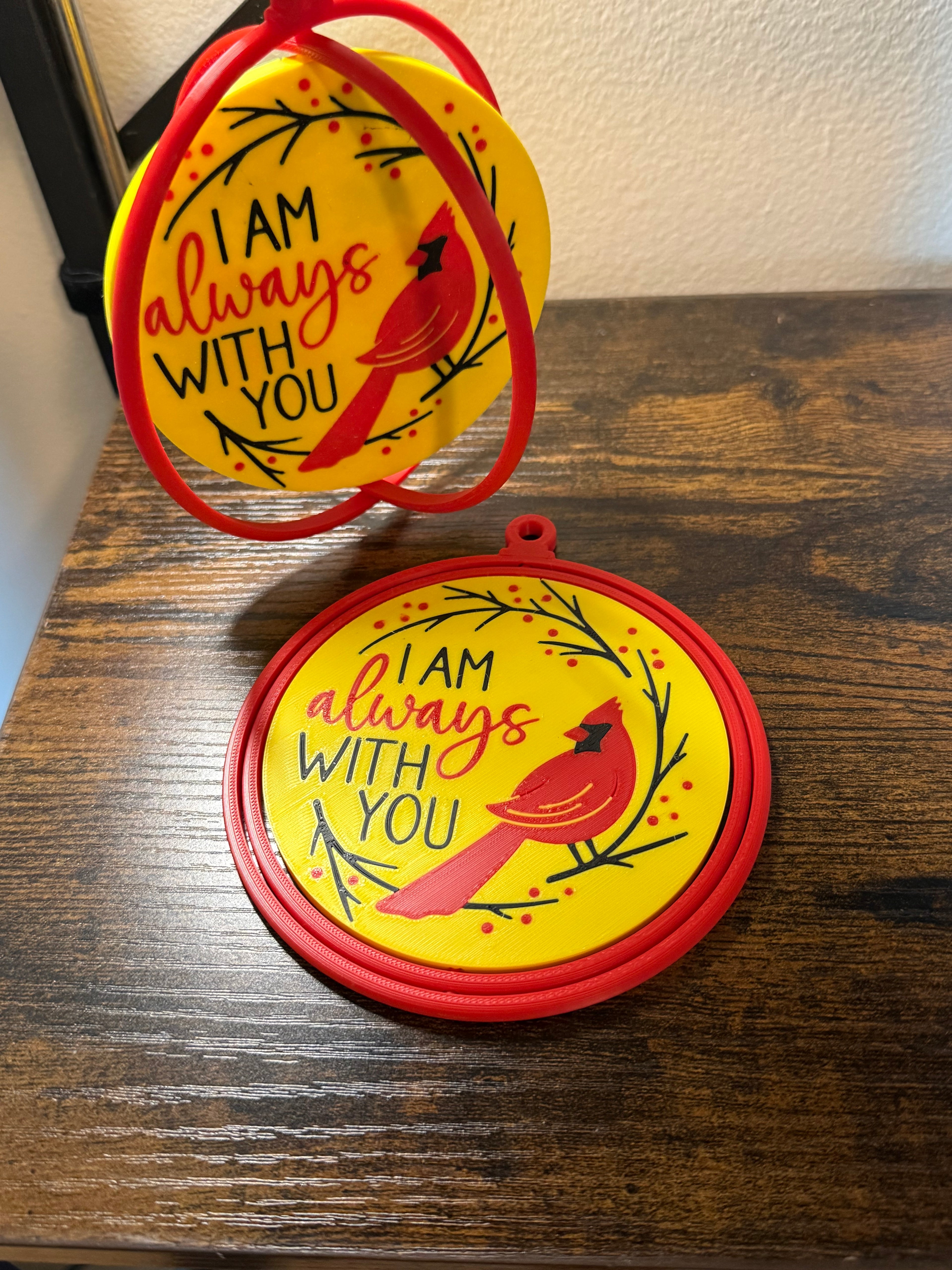 "I am always with you" Remembrance plate
