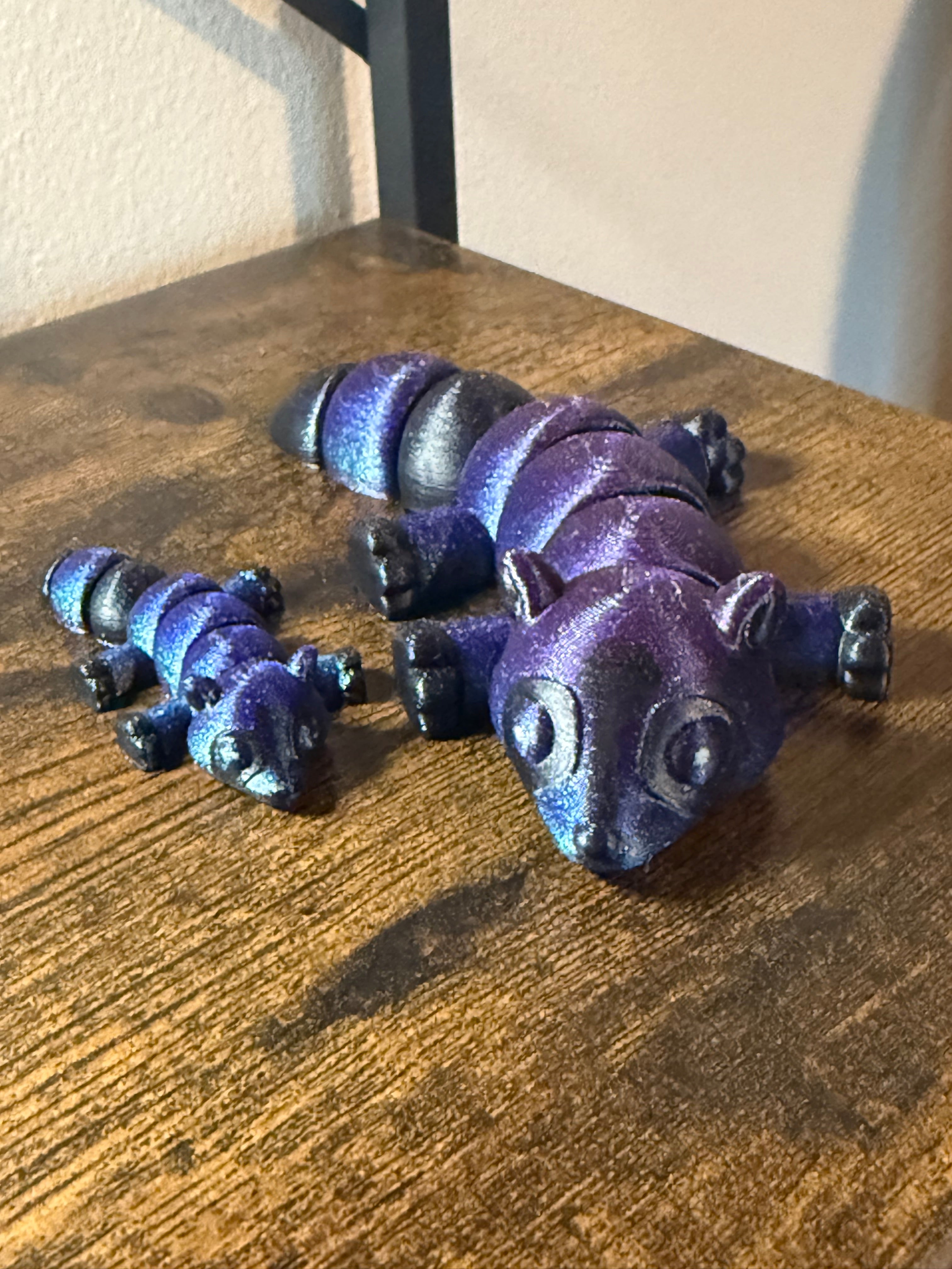Articulated Raccoon- Hand painted- Lg