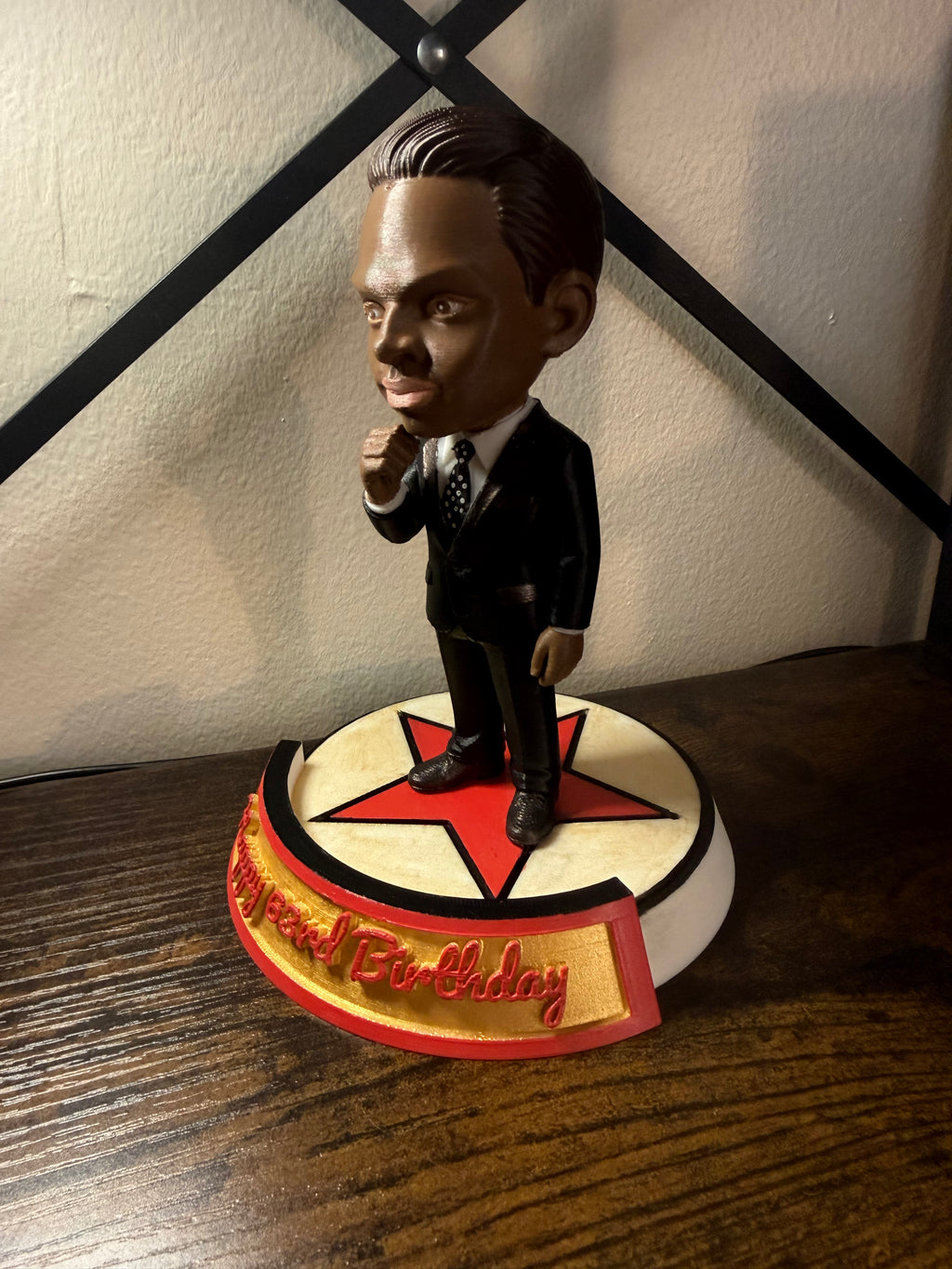 Personal figurine or cake topper- Hand Painted with personal details